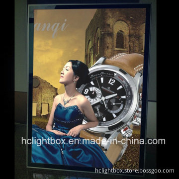 Aluminum Picture Photo Frame Slim LED Magnetic Light Box
